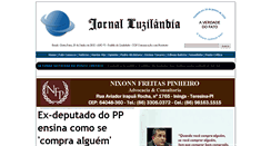 Desktop Screenshot of jornaldeluzilandia.com.br